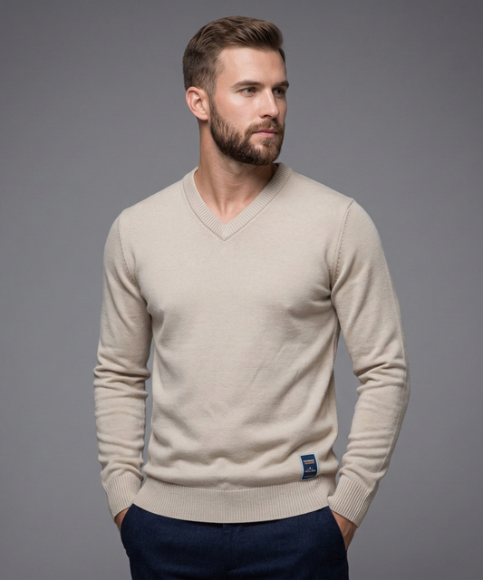Avora Lyon | Pull tendance pour homme à col en V