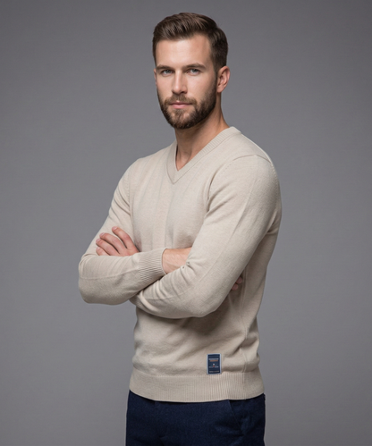 Avora Lyon | Pull tendance pour homme à col en V