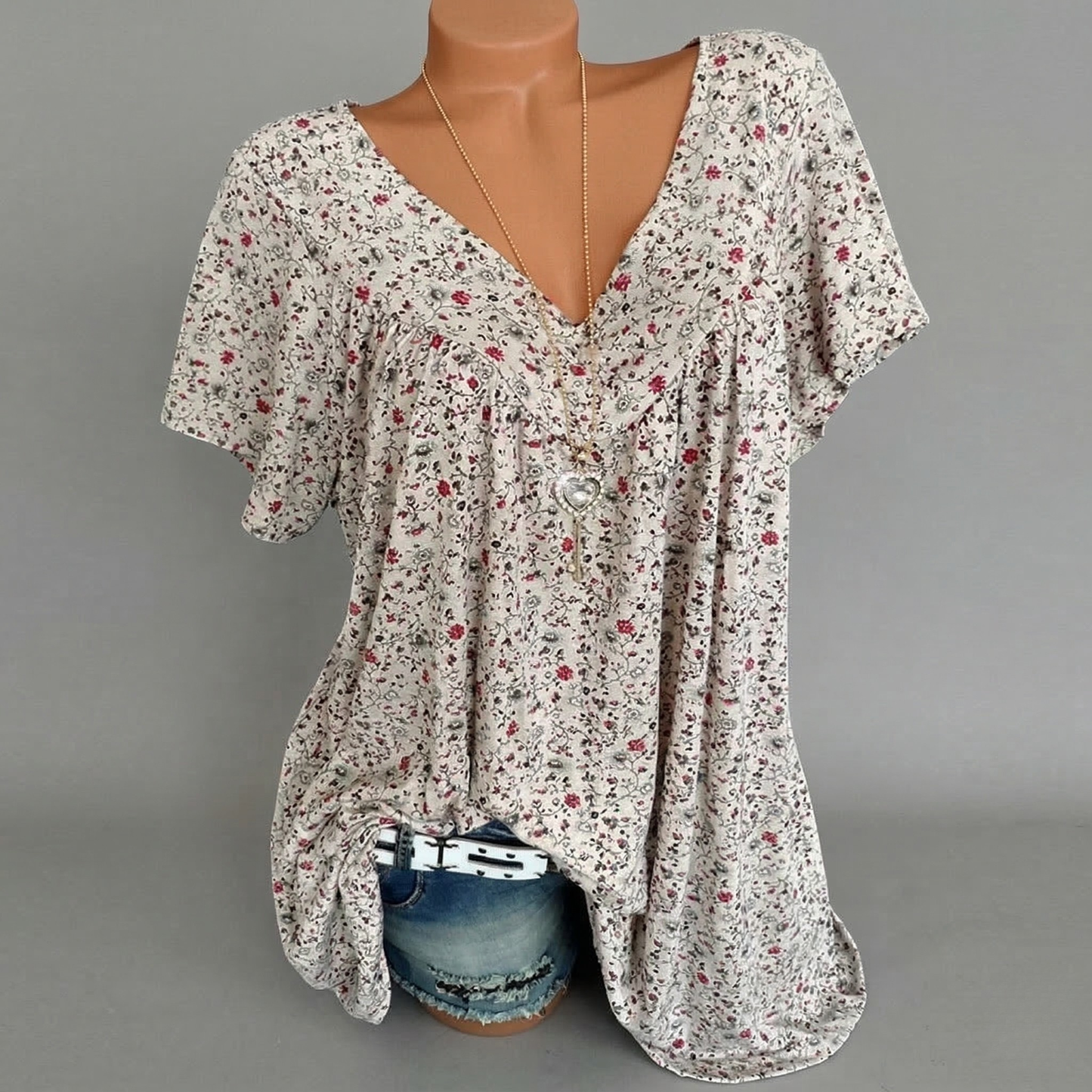 Avora Lyon | T-shirt Flora à col en V