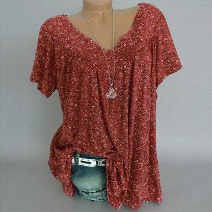 Avora Lyon | T-shirt Flora à col en V