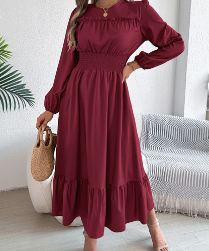 Avora Lyon | Robe longue élégante à volants