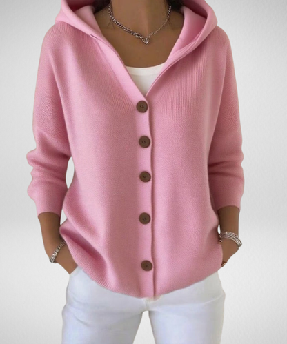 Avora Lyon | Cardigan élégant avec capuche