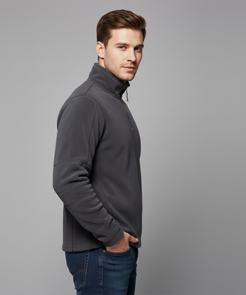Avora Lyon | Sweat-shirt homme à col montant et demi-zip