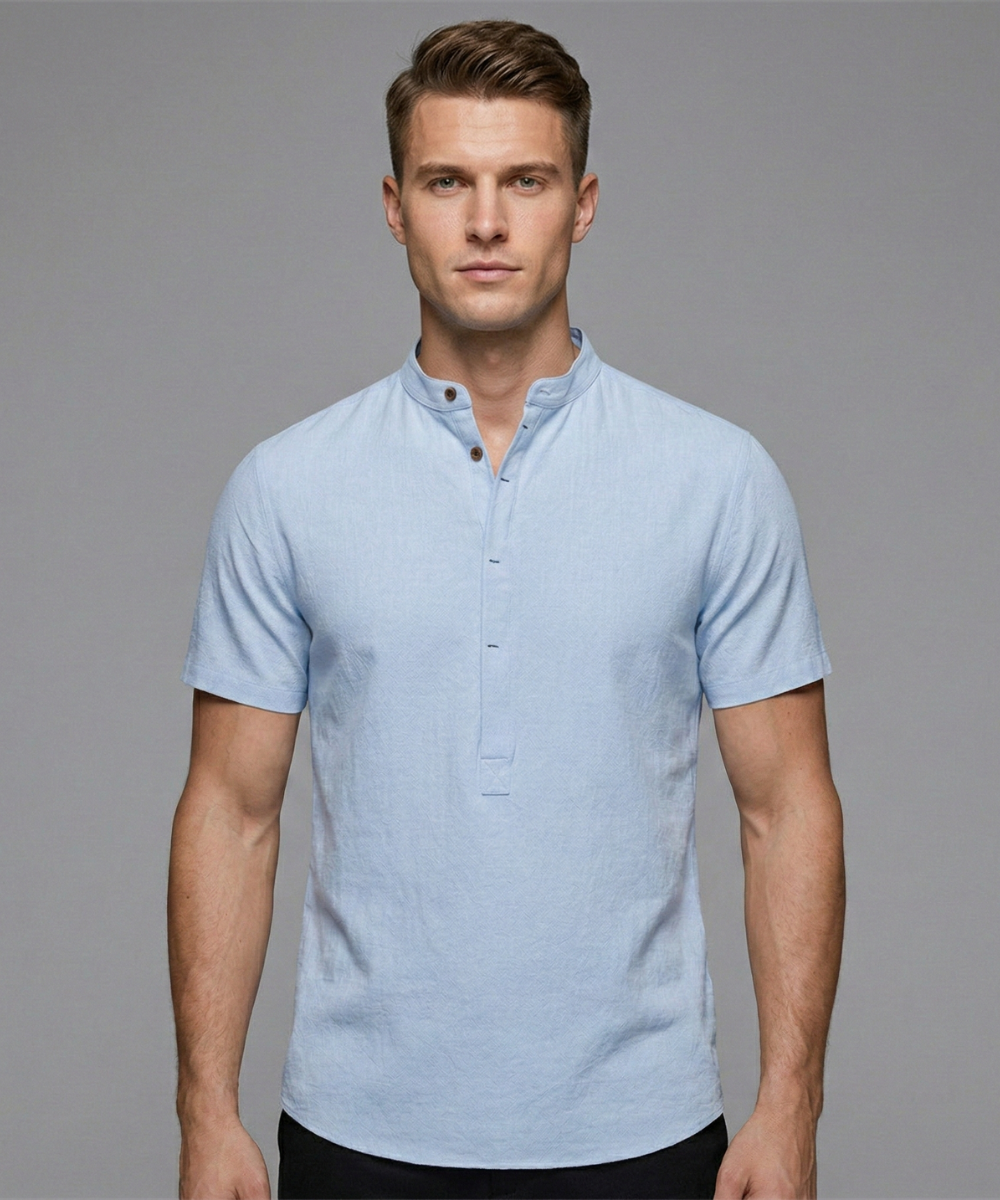 Avora Lyon | Polo décontracté en coton et lin