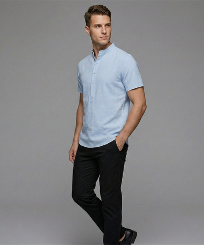 Avora Lyon | Polo décontracté en coton et lin