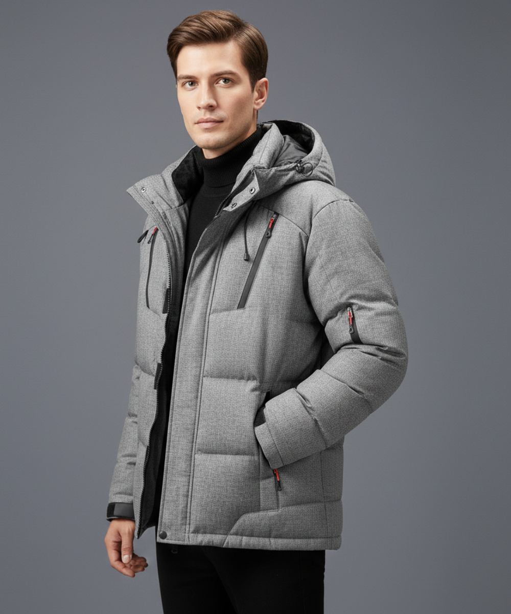 Avora Lyon | Veste d'hiver solide pour homme