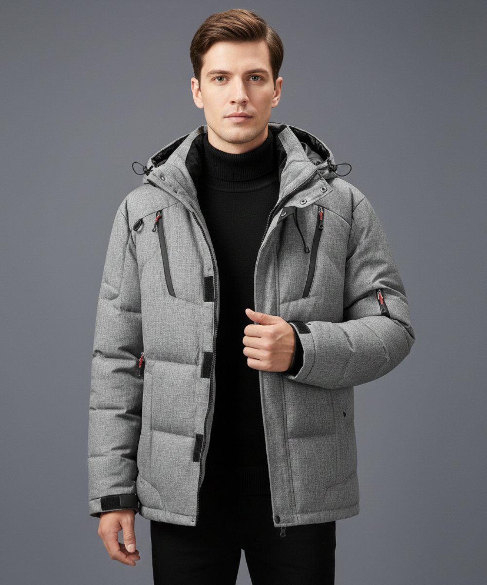 Avora Lyon | Veste d'hiver solide pour homme