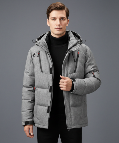Avora Lyon | Veste d'hiver solide pour homme