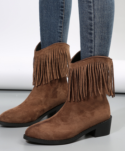 Avora Lyon | Bottines à franges