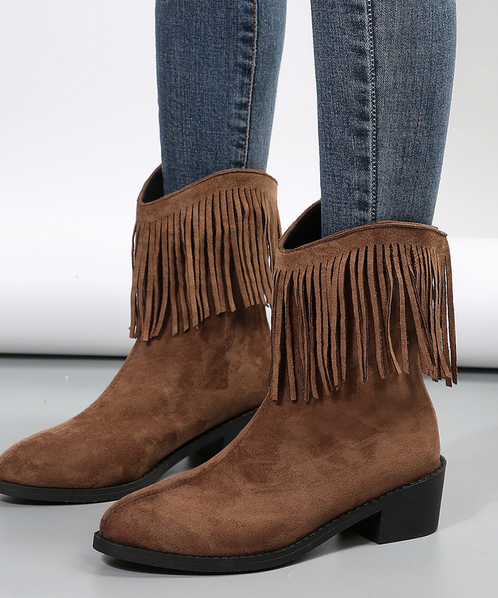 Avora Lyon | Bottines à franges