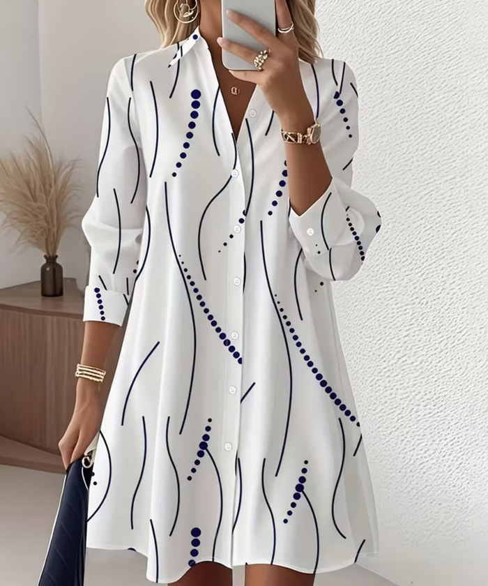 Avora Lyon | Robe chemise élégante et fluide