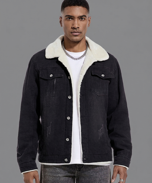 Avora Lyon | Veste en jean doublée en polaire pour homme