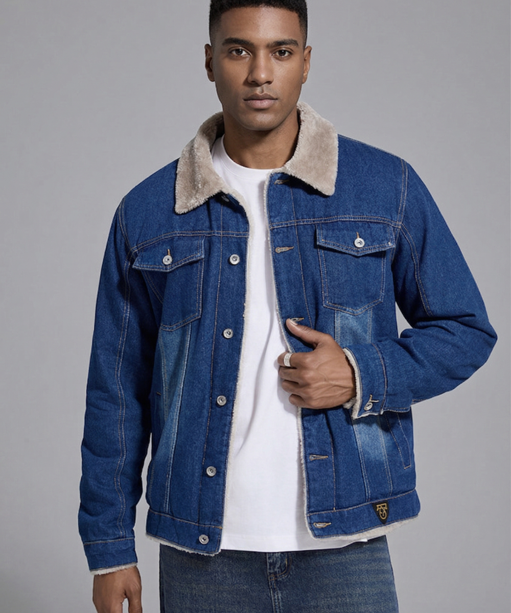 Avora Lyon | Veste en jean doublée en polaire