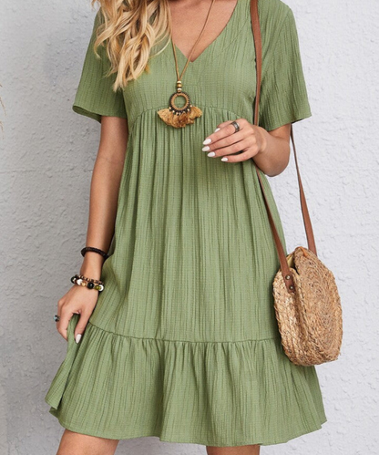 Avora Lyon | Robe ample et décontractée à manches courtes