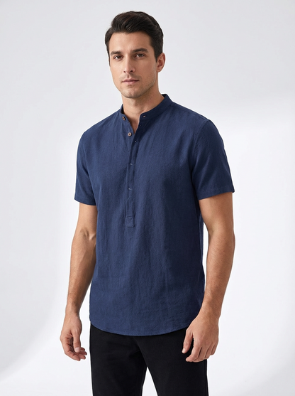 Avora Lyon | Polo décontracté en coton et lin