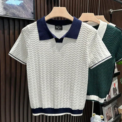 Avora Lyon | Polo shirt en tissu riccio de