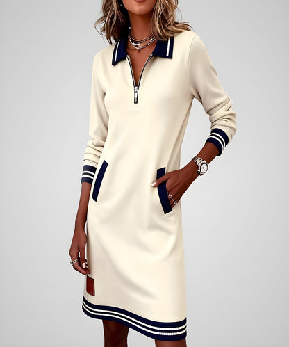 Avora Lyon | Robe Chic Col Zippé