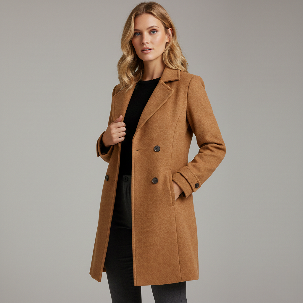 Avora Lyon | Manteau long élégant et intemporel