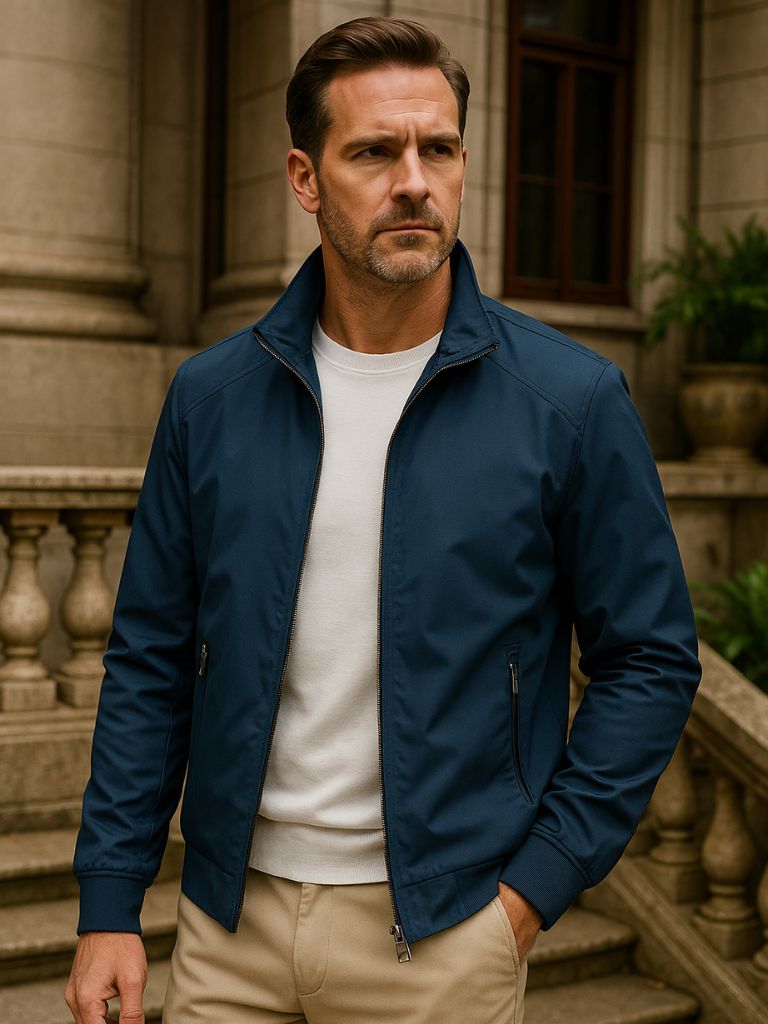 Avora Lyon | Casual Solid Bomber Jacket
