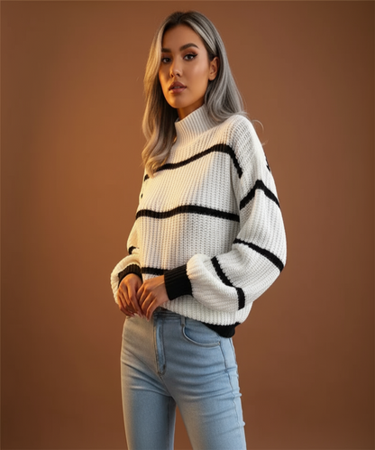 Avora Lyon | Pull rayé féminin & confortable