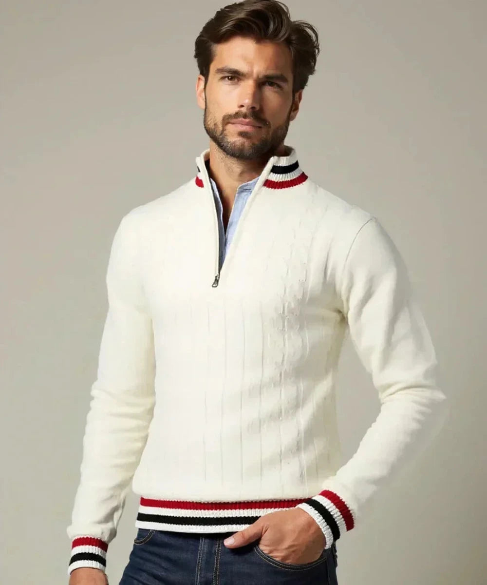 Avora Lyon | Turtleneck and Zip Sweater