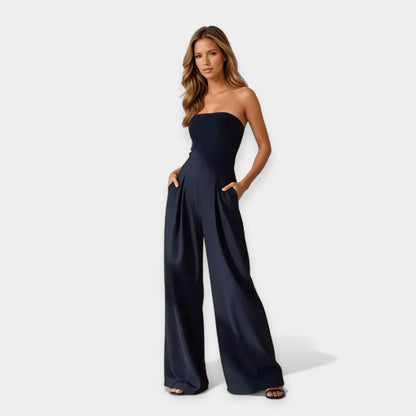 Avora Lyon | Strapless Bustier Jumpsuit