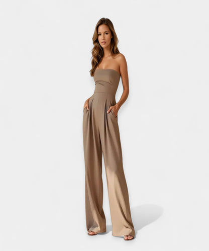 Avora Lyon | Strapless Bustier Jumpsuit