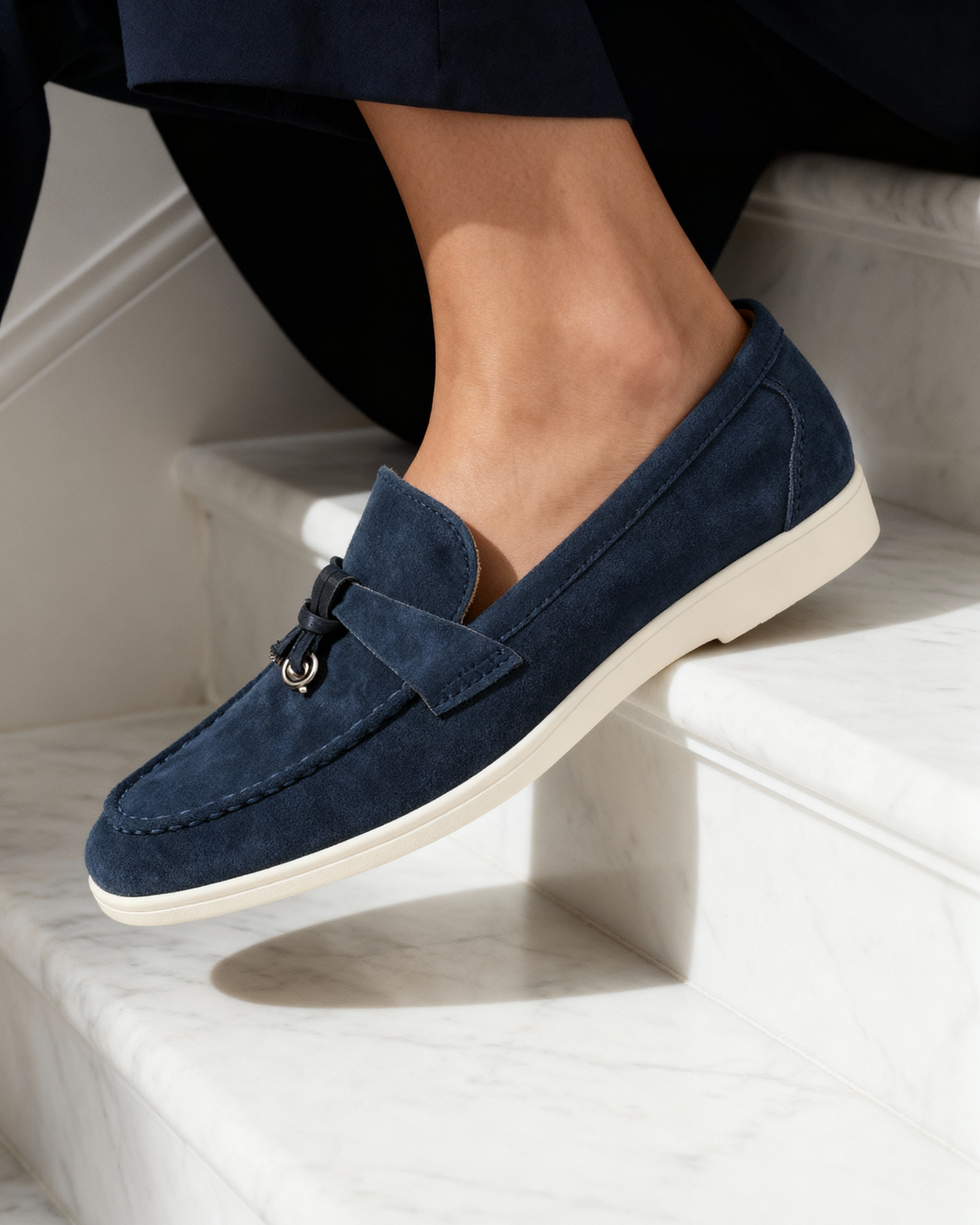 Avora Lyon | Mocassins en daim