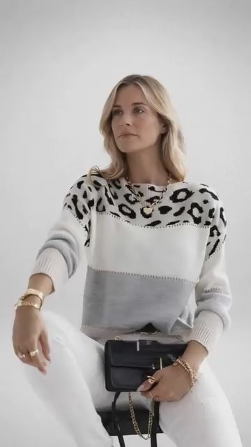 Avora Lyon | Pull Léopard Élégance