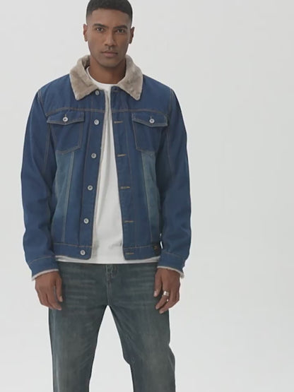 Avora Lyon | Veste en jean doublée en polaire