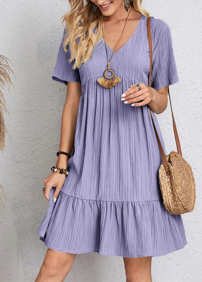 Avora Lyon | Robe ample et décontractée à manches courtes